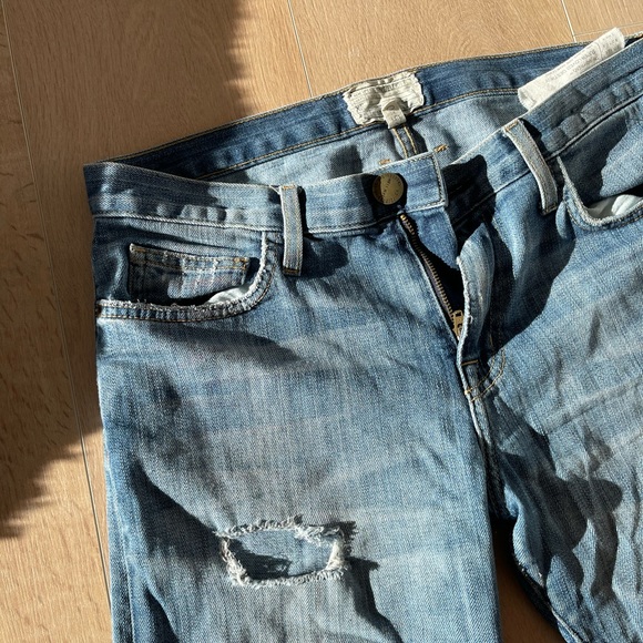 Current Elliot boyfriend ripped crop Jean - Picture 2 of 3